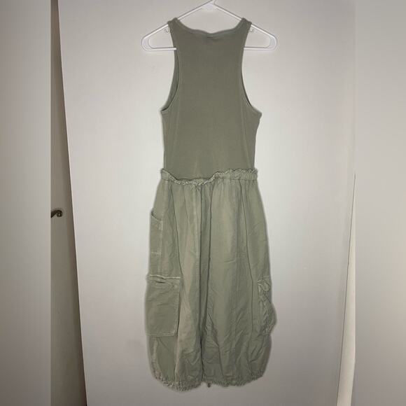 Anthropologie Daily Practice High-Neck Tank Twofer Dress Size M - Picture 9 of 9